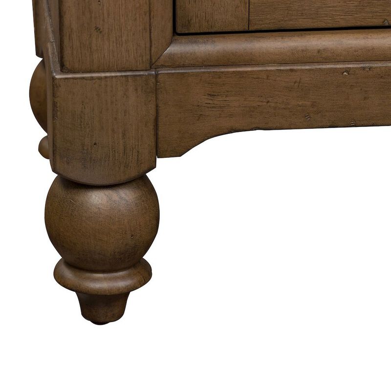Liberty Furniture Americana Farmhouse Hall Buffet in Dusty Taupe image number 4