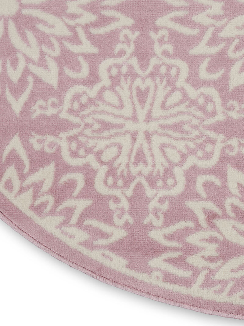 Jubilant JUB06 Ivory/Pink 8'6" x 12' Rug