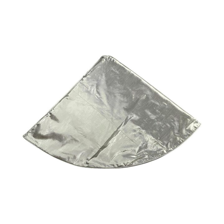 84" Silver Metallic Tree Skirt