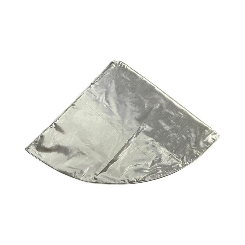 84" Silver Metallic Tree Skirt image number 1