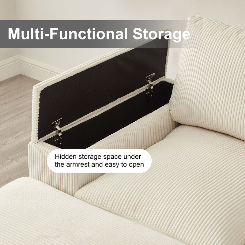 Monind U-Shaped Sectional Sofa image number 6
