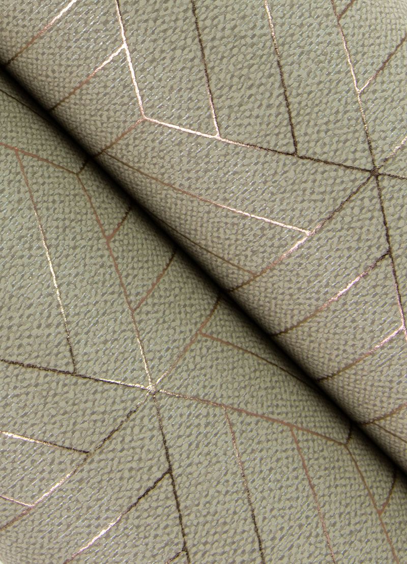 Izarra Copper Geometric Block Wallpaper (Double Roll) image number 4