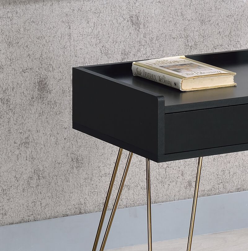 Functional End Table with Drawer for Small Space Storage Solutions