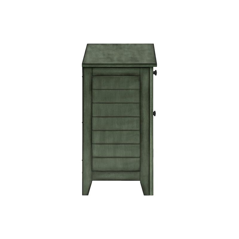 Transitional Accent Table in Green color