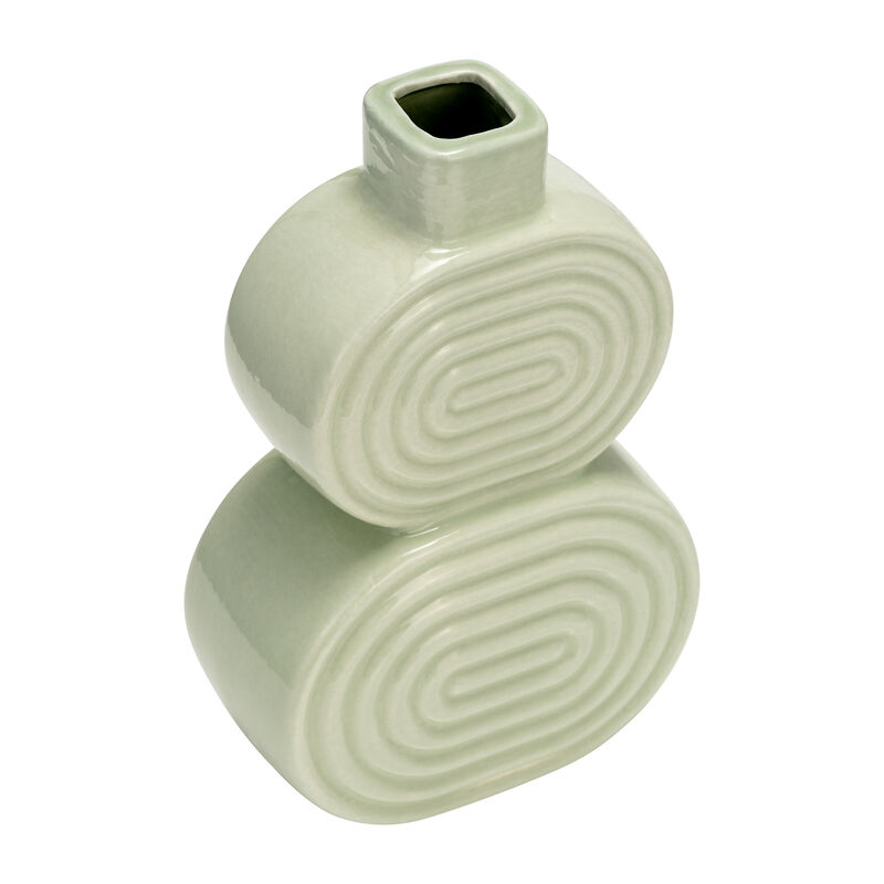 10" Stacked Circles Vase image number 4