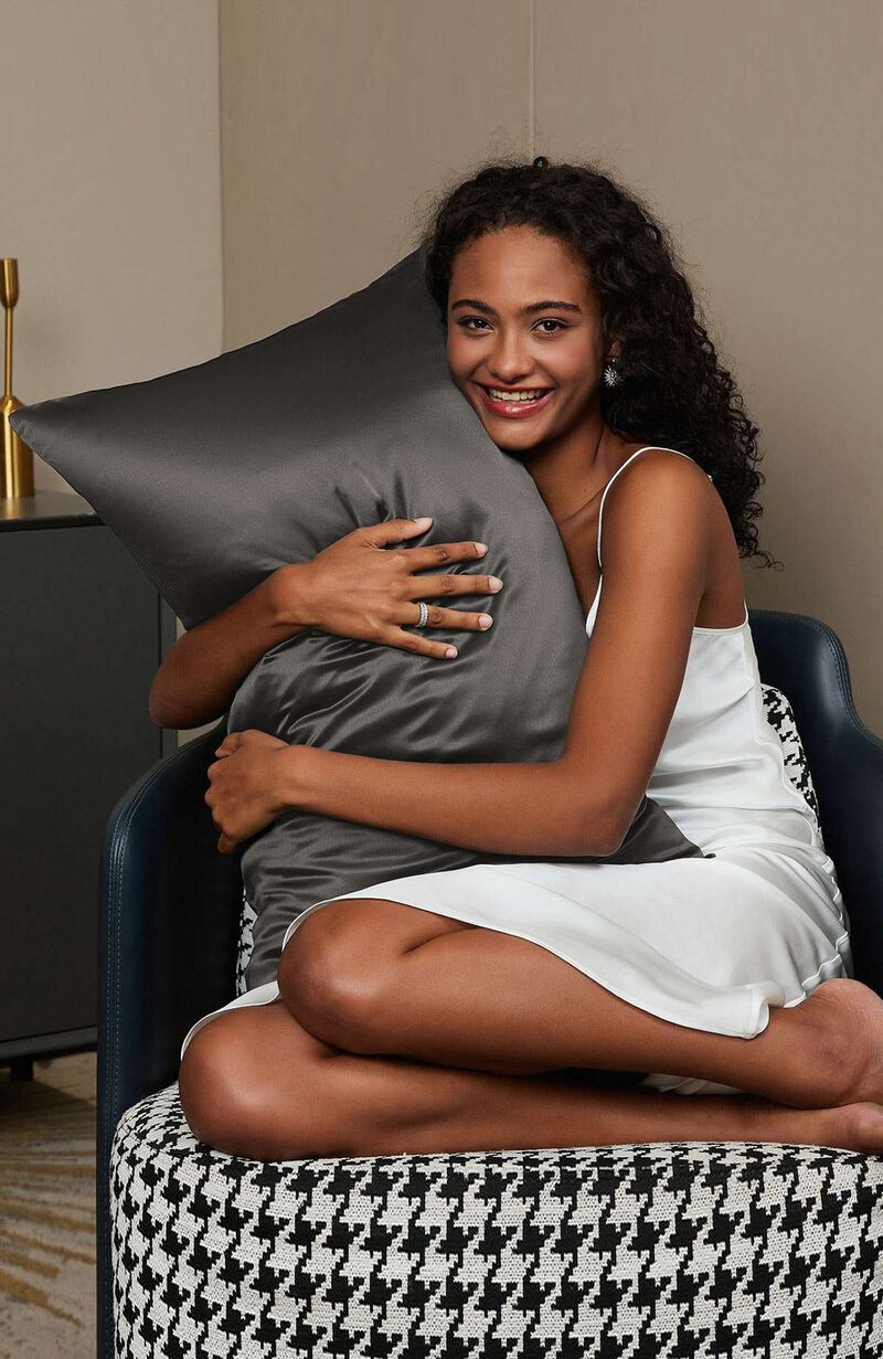 22Momme Mulberry Silk Hidden&nbsp;Zipper Pillowcase