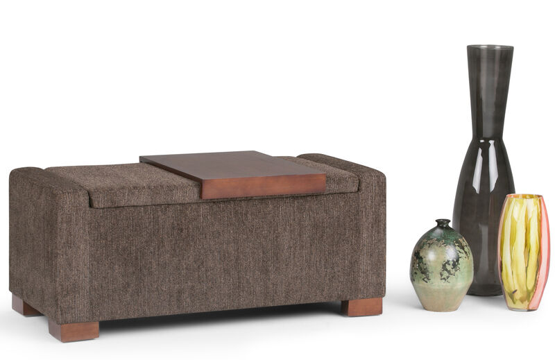 Simpli Home Bretton Lift Top Storage Ottoman image number 2