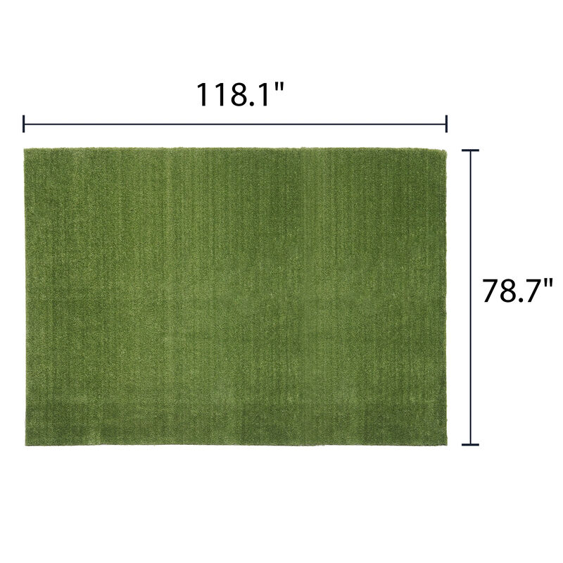 FUFU&GAGA Artificial Grass Rug (118.1" L x 78.7" W), Lush Green Turf for Indoor & Outdoor Use