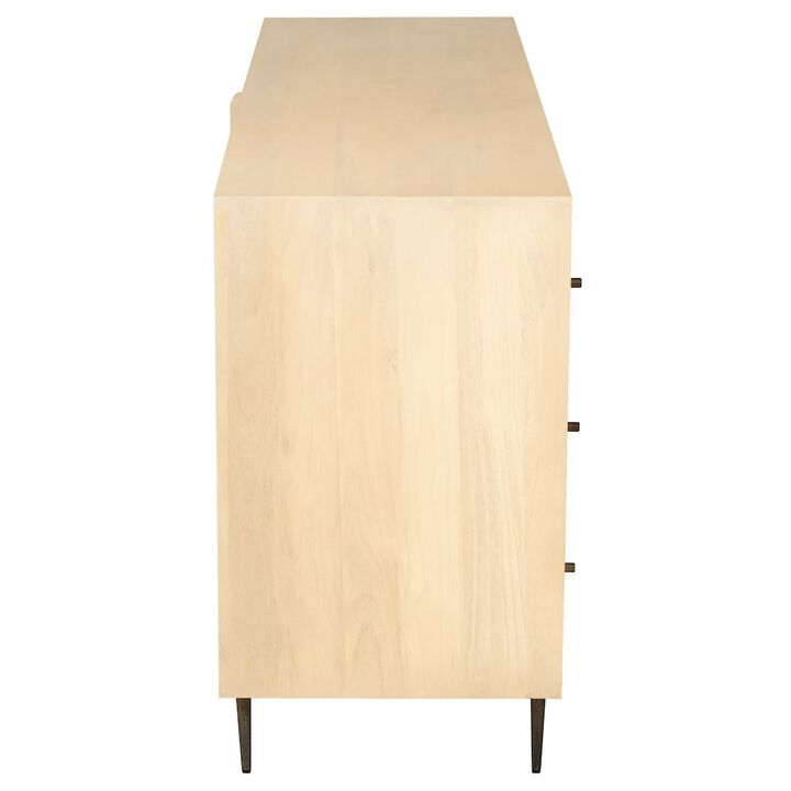 Sampson 6-Drawer Dresser in Aged Natural