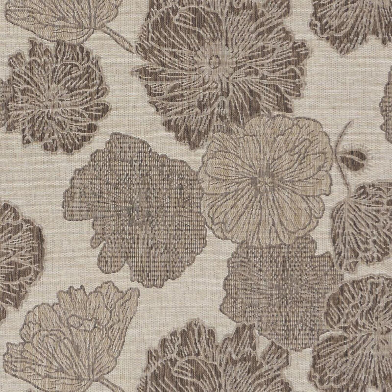 HomeRoots Floral Indoor Outdoor Area Rug image number 5