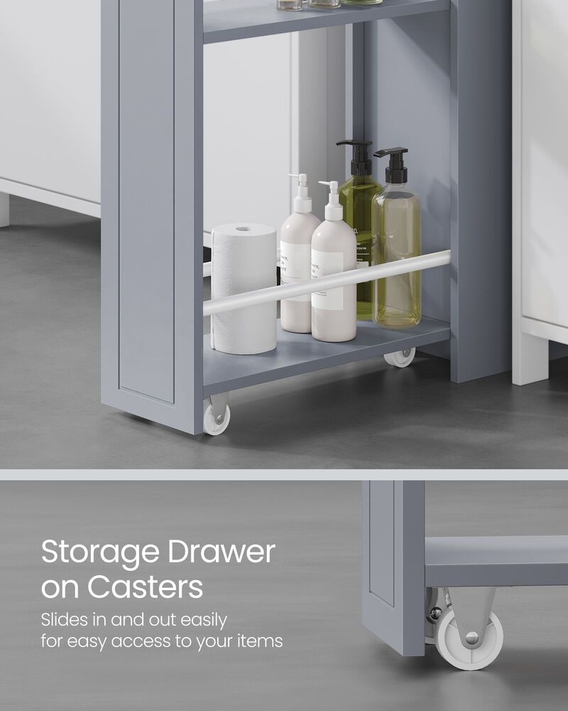 Slim Bathroom Storage Cabinet