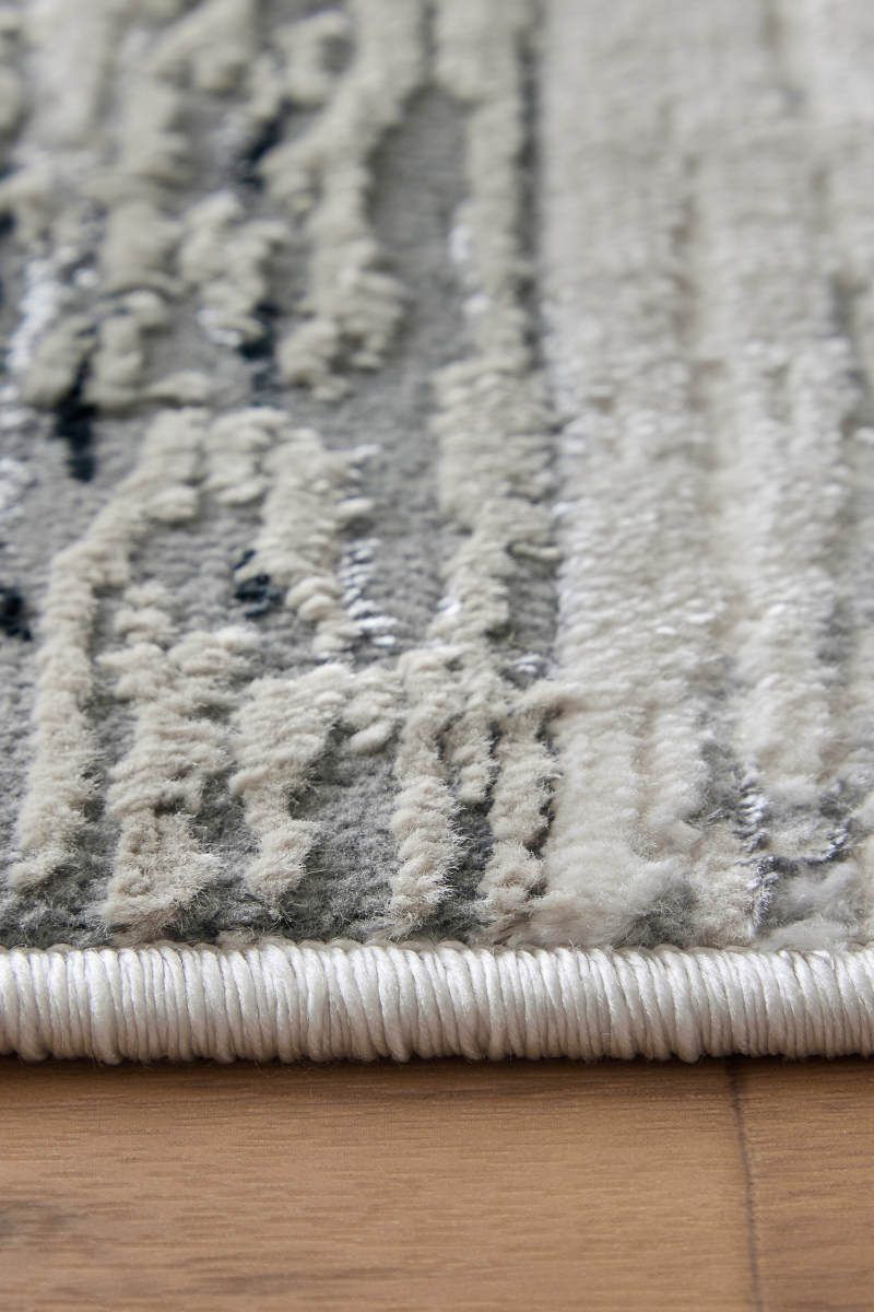 Micah 3338F Black/Silver 9'2" x 12' Rug image number 8