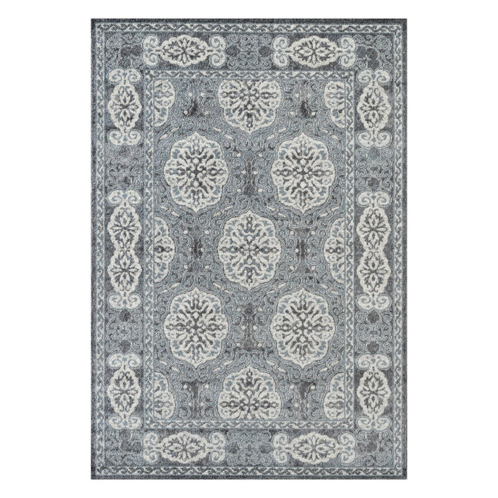 HomeRoots Medallion Area Rug