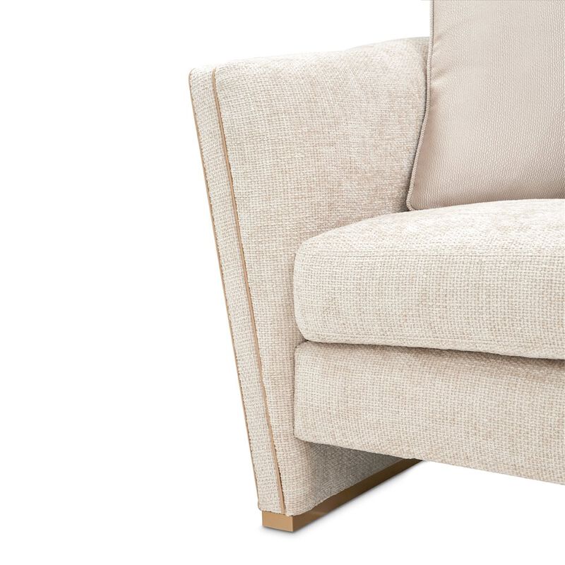 Michael Amini La Terrazza Sofa - Cappuccino/Light Champagne