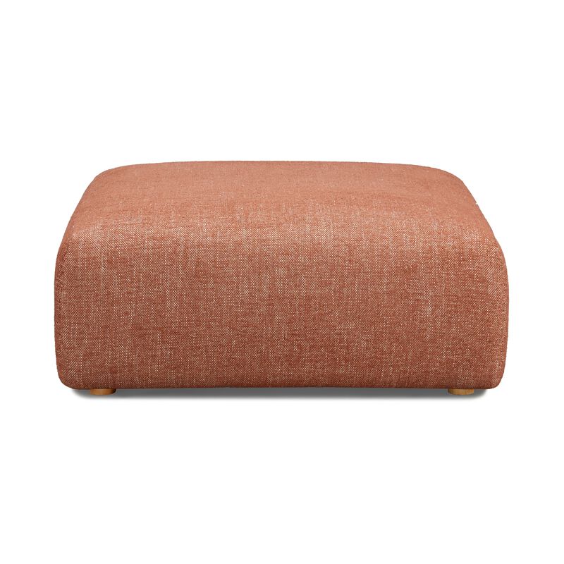 Hangover Heavy Textured Fabric Ottoman