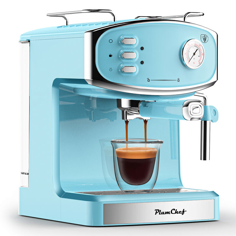 20 Bar Espresso Machine, Espresso Maker with Milk Frother Steam Wand, Pressure Gauge & 54oz Large Water Tank image number 7