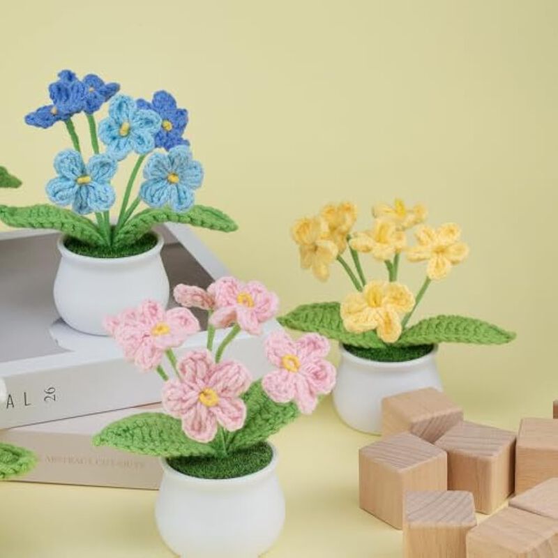 Artificial Outdoor Plants Wedding Centerpiece Decor Knitting image number 3