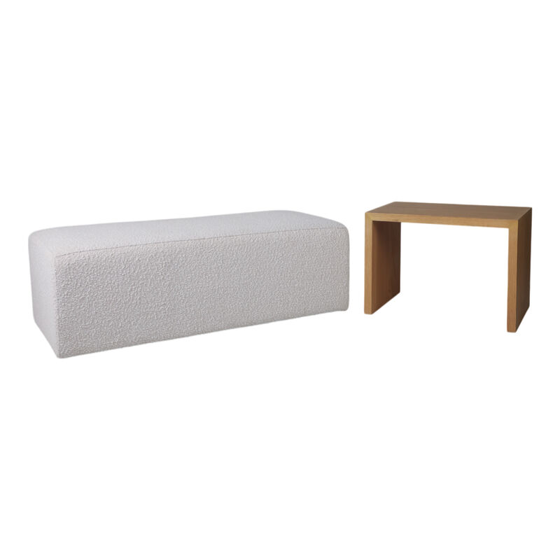 Modern Rectangular Bench image number 3