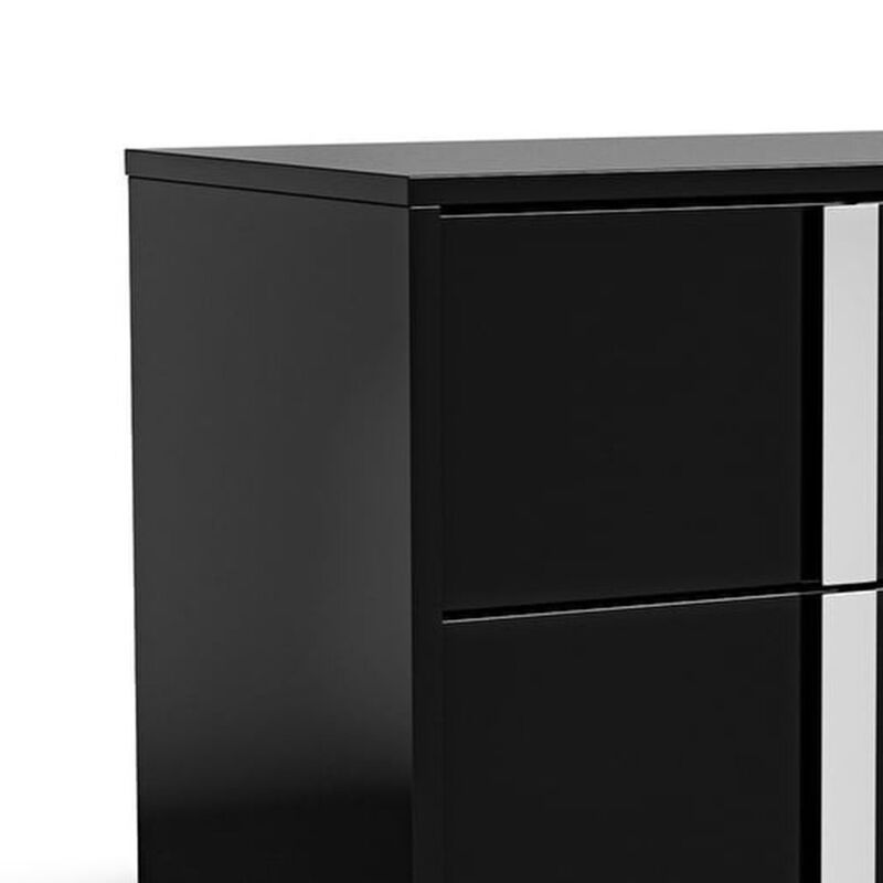 3pc Bedroom Set, Wood, 2 Nightstands image number 6