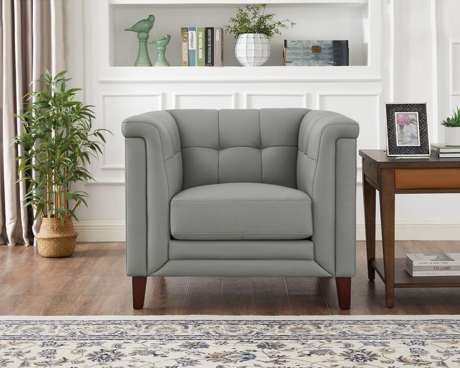 Arvo Top Grain Leather Loveseat