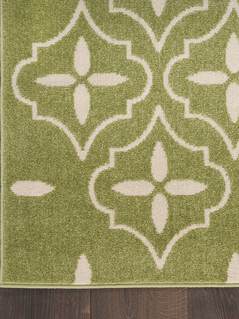 Nourison Essentials NRE04 Green/Ivory 6' x 9' Rug