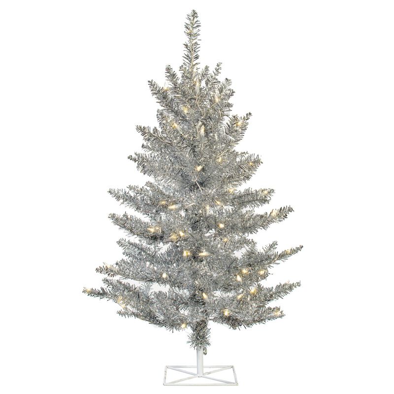 Vickerman Silver Tree Dura-Lit LED mWt - image number 0