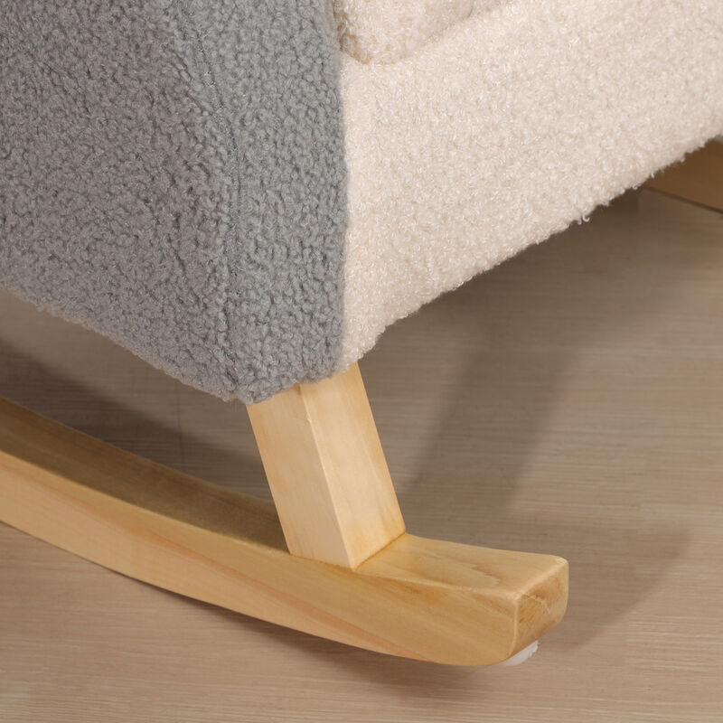 Hivvago Children&rsquo;s Rocking Chair Sofa for Playroom image number 7