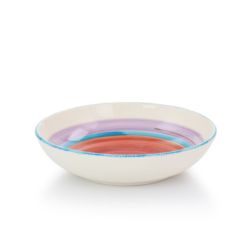 Gibson Home Richvale 12 Piece Round Durastone Dinnerware Set in Red