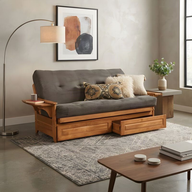 KODIAK Phoenix Frame-Butternut Finish-Mattress-Storage Drawers image number 4
