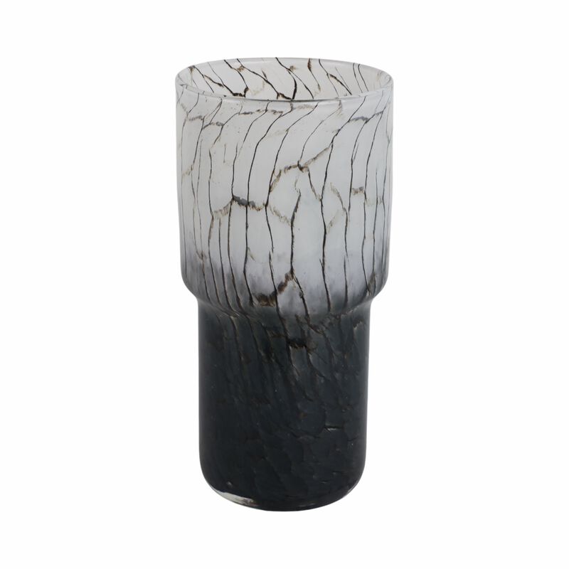 12x6" Abstract Glass Vase image number 3