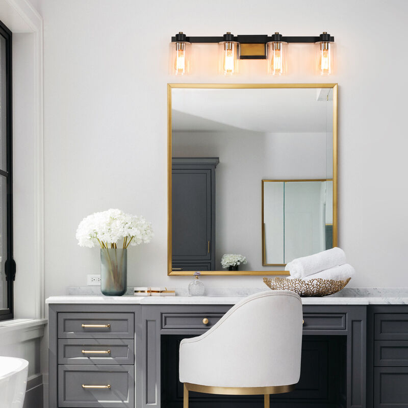 31.5" Modern 4-Light Dimmable Indoor Wall Sconce image number 6