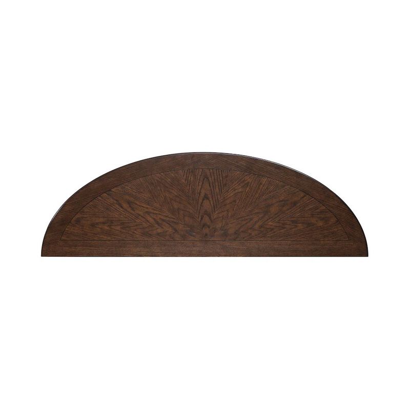 Liberty Furniture Allington Demilune Sofa Table for Living Room - Satin Sienna image number 3