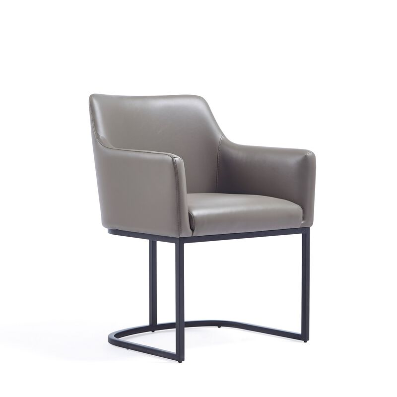 Serena Dark Gray Dining Arm Chair