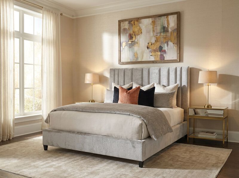 Modena California King Upholstered Bed image number 1