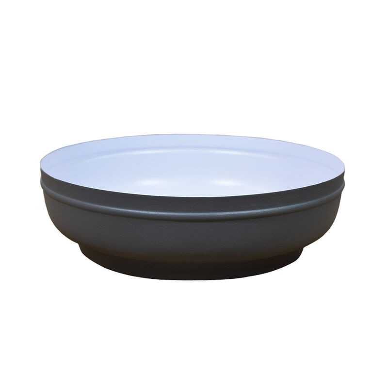 Handmade Decorative Bowls Iron 26.5x26.5x8 Cms Gray  BBH Home's