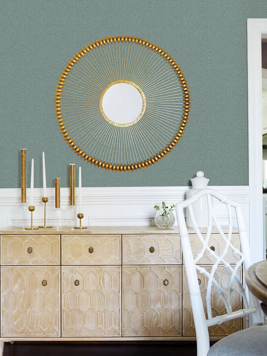 Hilbert Teal Geometric Wallpaper