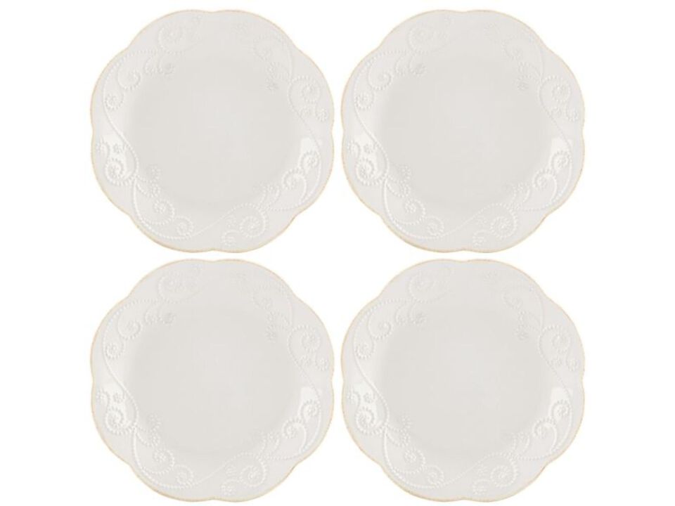 Lenox French Perle Dessert Plates, Set of 4