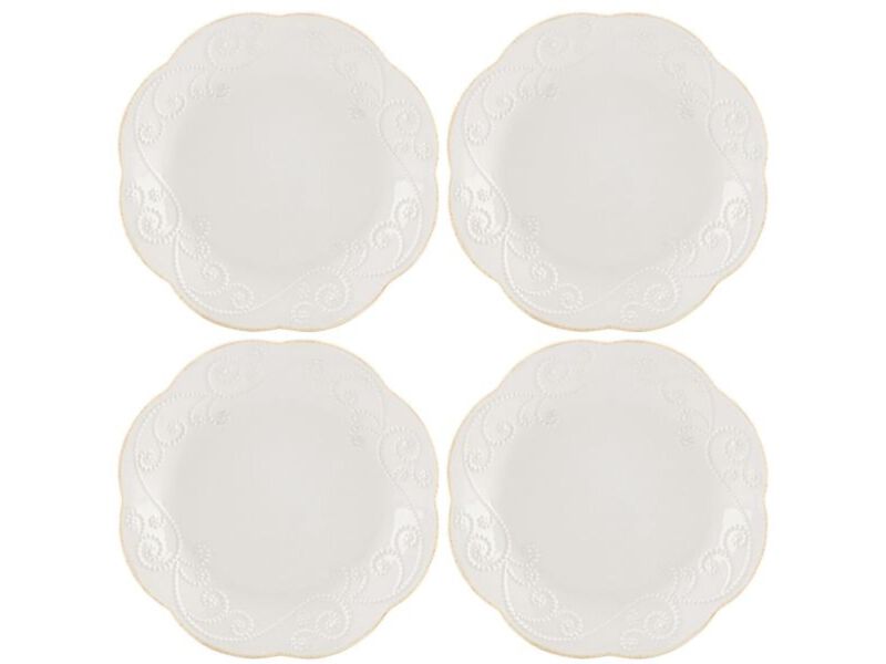 Lenox French Perle Dessert Plates, Set of 4