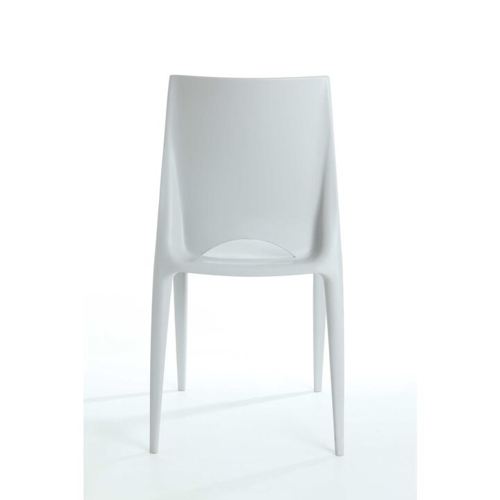 Commerical Seating Products Light Grey Crescent Dining Chairs