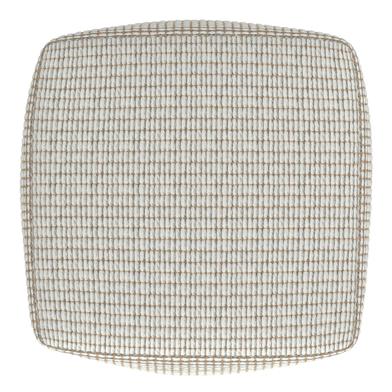 Simpli Home Zelma 24W Square Celtic Indoor/Outdoor Pouf image number 4