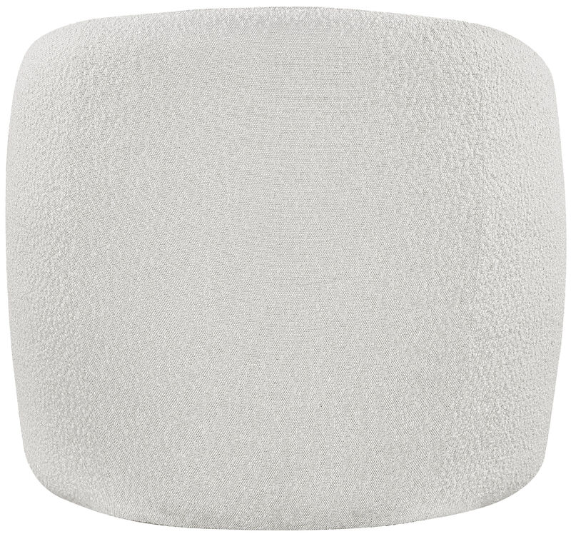 Meridian Furniture Acadia Cream Boucle Fabric Accent Chair image number 2