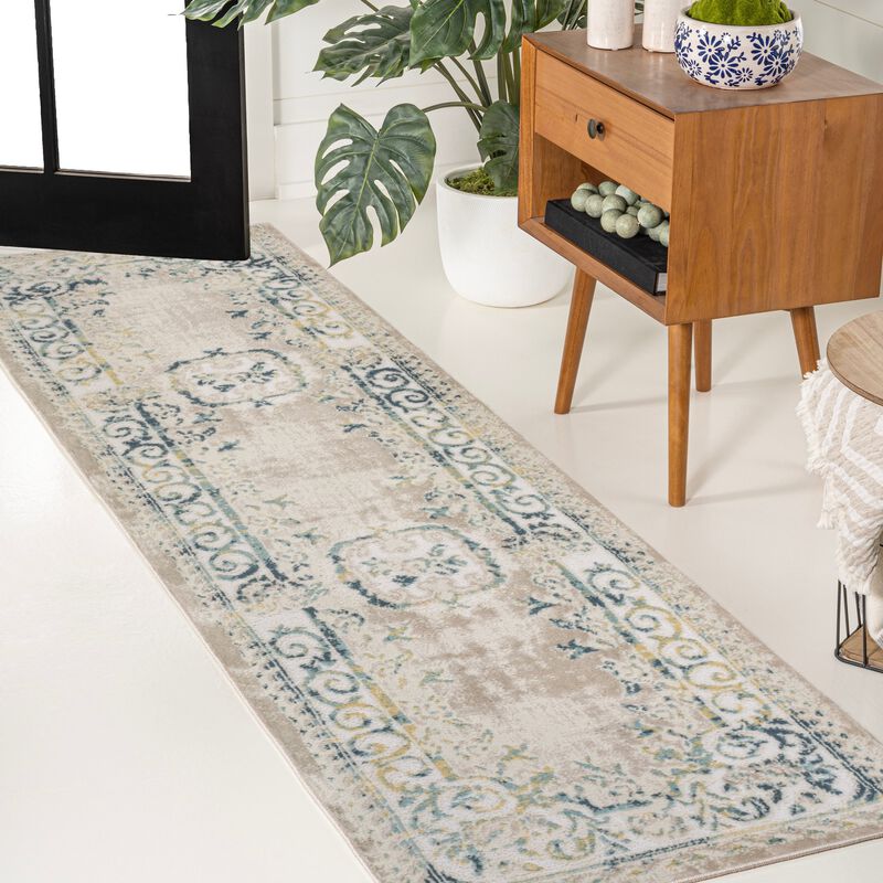 Rosalia Cottage Medallion Beige/Ivory Rug