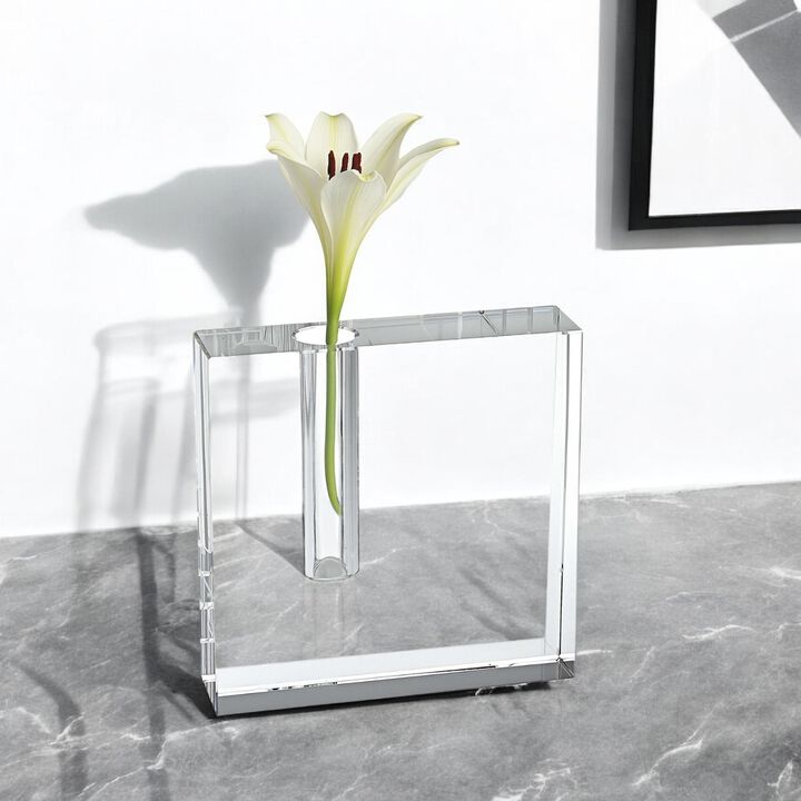 Decorative Crystal Bud Vase for Wedding, Event, or Everyday Use