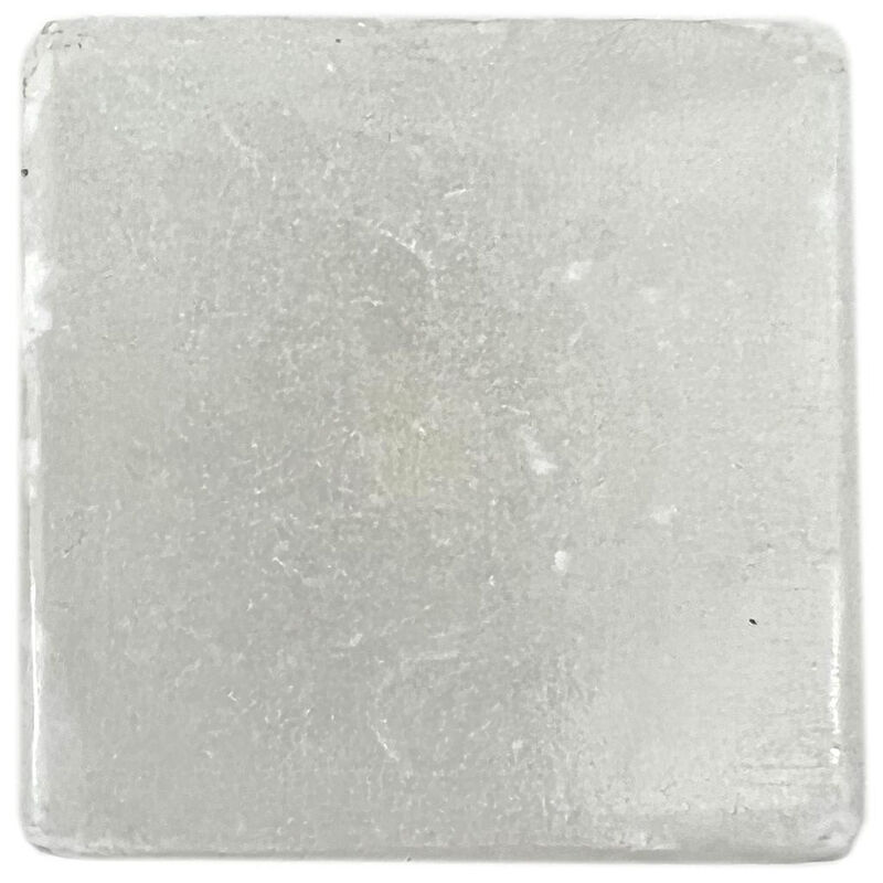 HomeRoots Set of Six White Square Knob Stone Drawer Pull Knobs image number 2