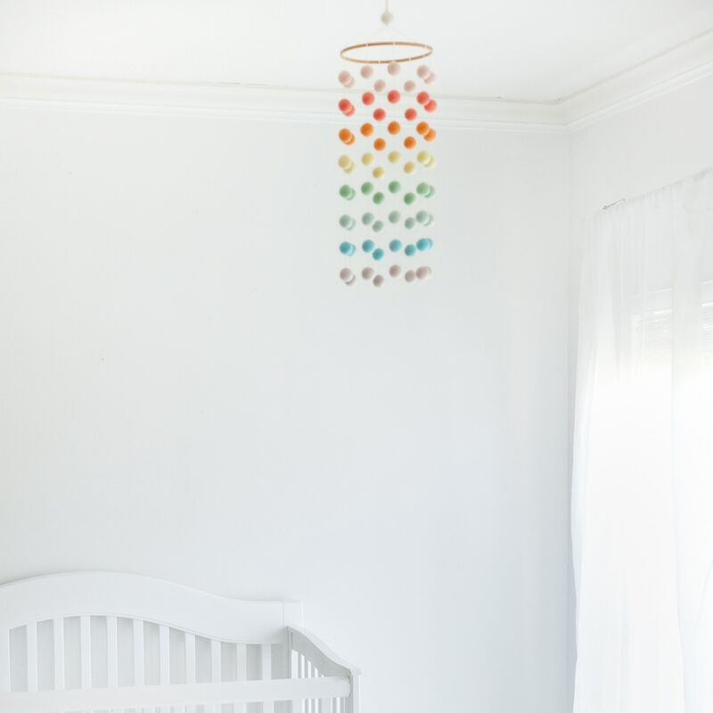 Pom Pom Mobile (Rainbow) image number 1