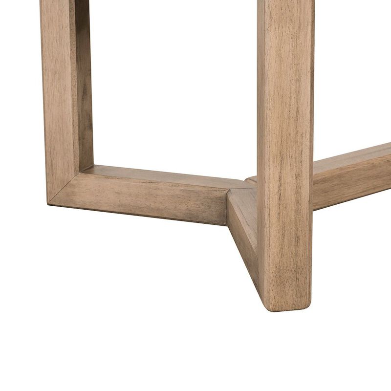 Liberty Furniture Living Room Rectangular Cocktail Table Center Trestle - Barley Buff Birch Wood image number 5