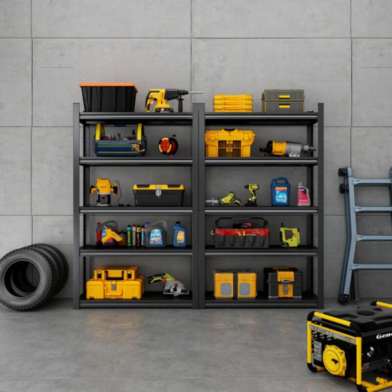 5-Tier Heavy Duty Storage Shelving Unit for Home & Garage Organization