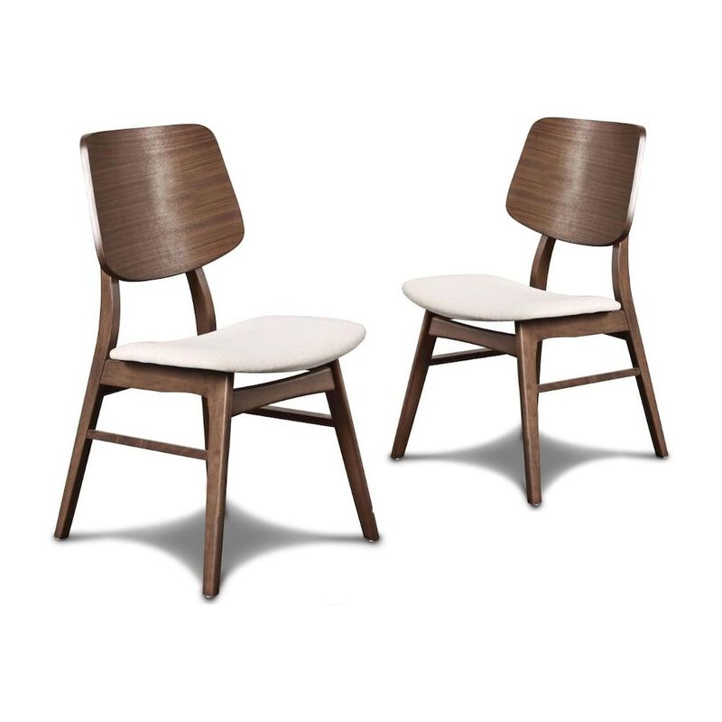 Brown Wood Rectangle 5 Piece Dining Table Set with 4 Chairs image number 3