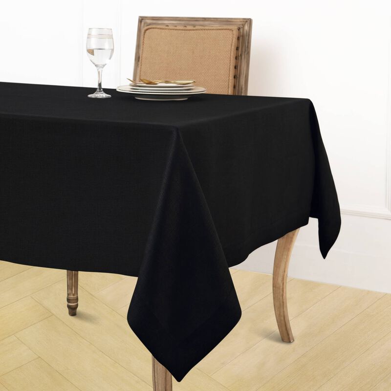 Solino Home Fete 100% Linen Tablecloth &ndash; Handcrafted, Machine Washable, Perfect for Holiday and Everyday Dining
