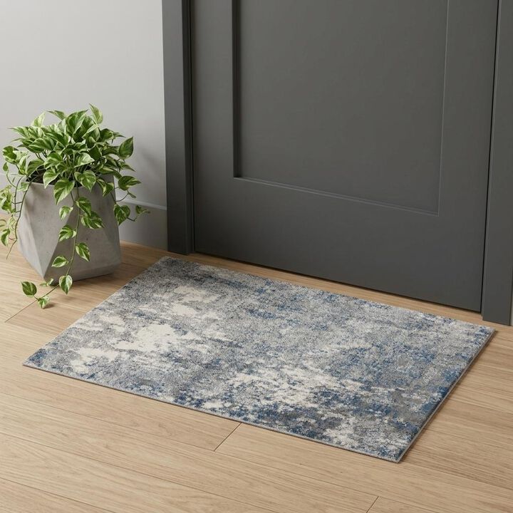 HomeRoots Abstract Area Rug